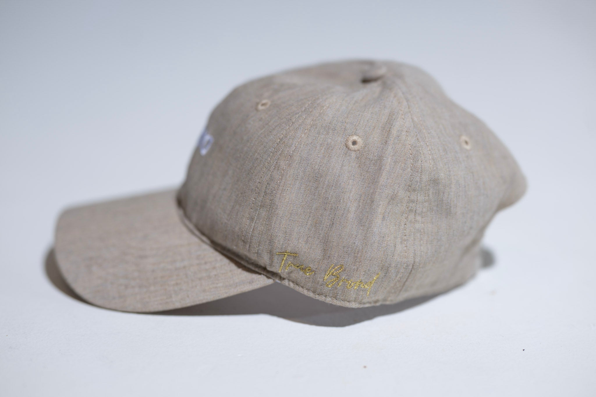 Denim Cotton Dad Hat - SAND HEATHER