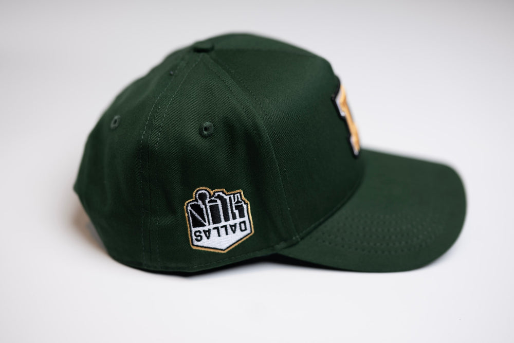 TRUE D HAT - FOREST GREEN w/ Gold