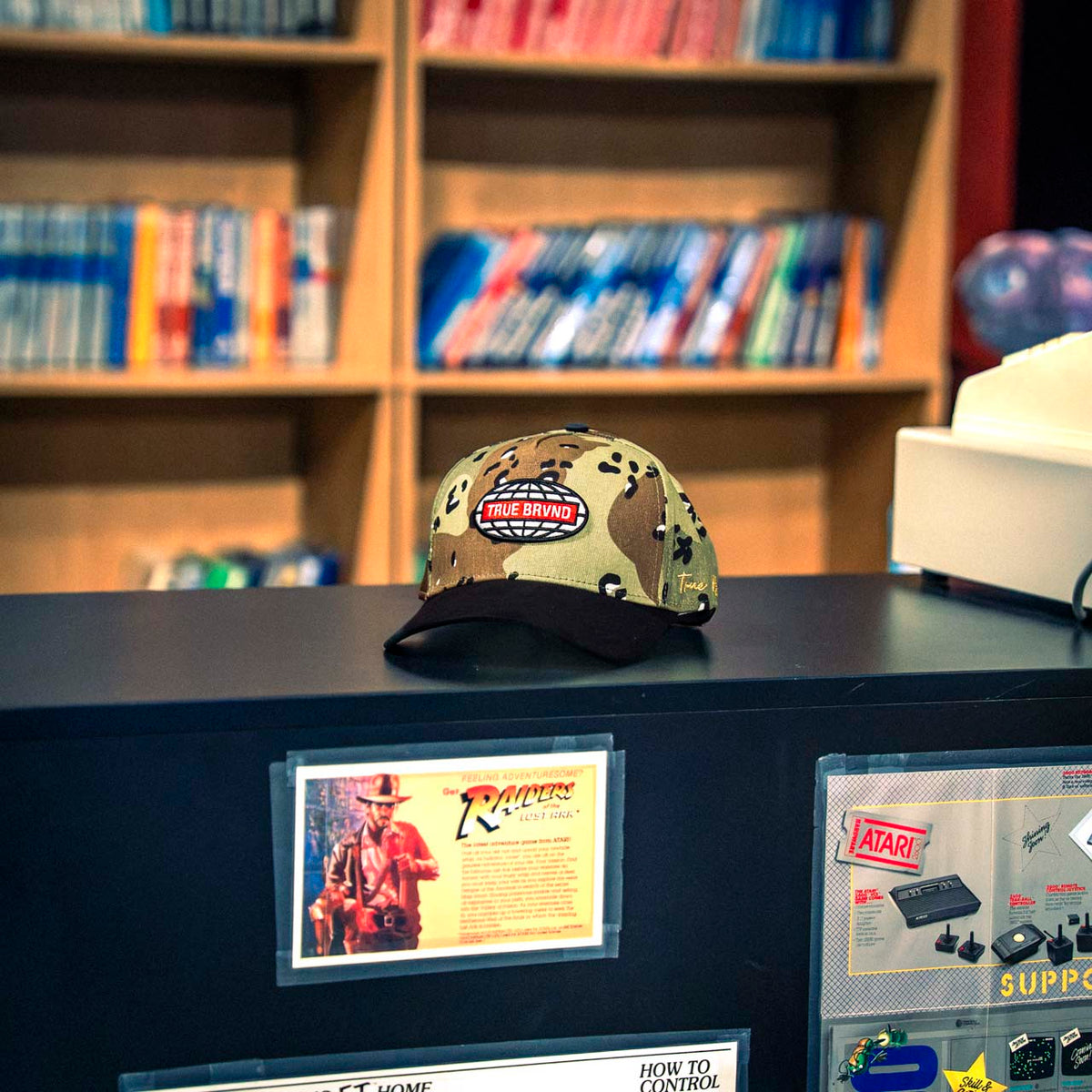 VINTAGE CAMO "GLOBE" - BLACK / CAMO