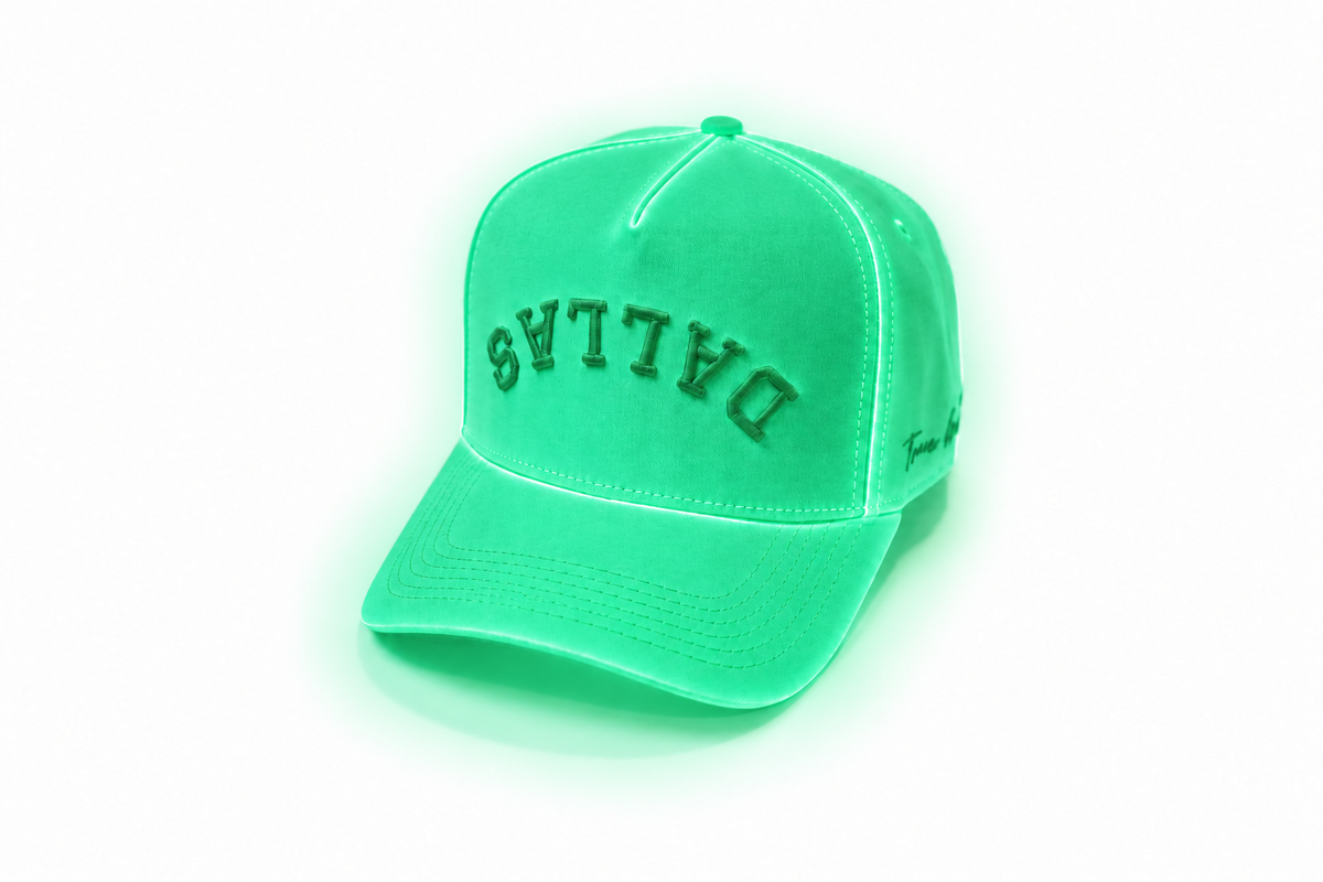 Upside Down Dallas Snapback - Glow in the Dark