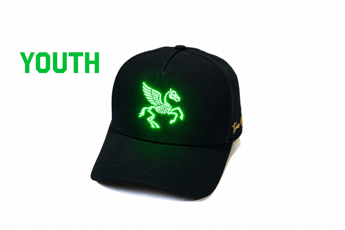 Pegasus "Carcass" Snapback - BLACK (YOUTH) (GLOW IN THE DARK)