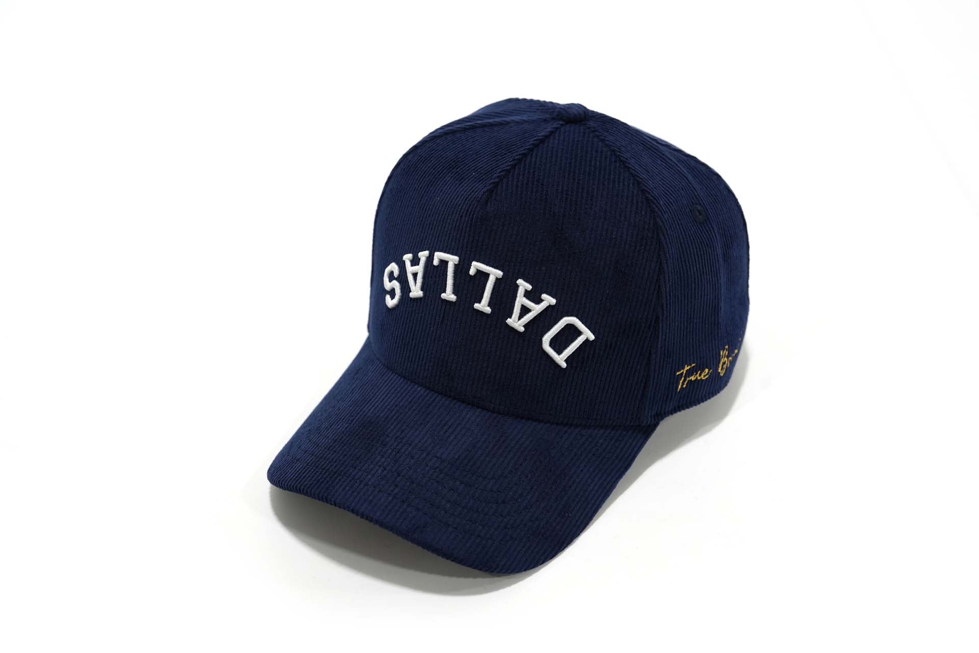 Corduroy USD snapback - NAVY