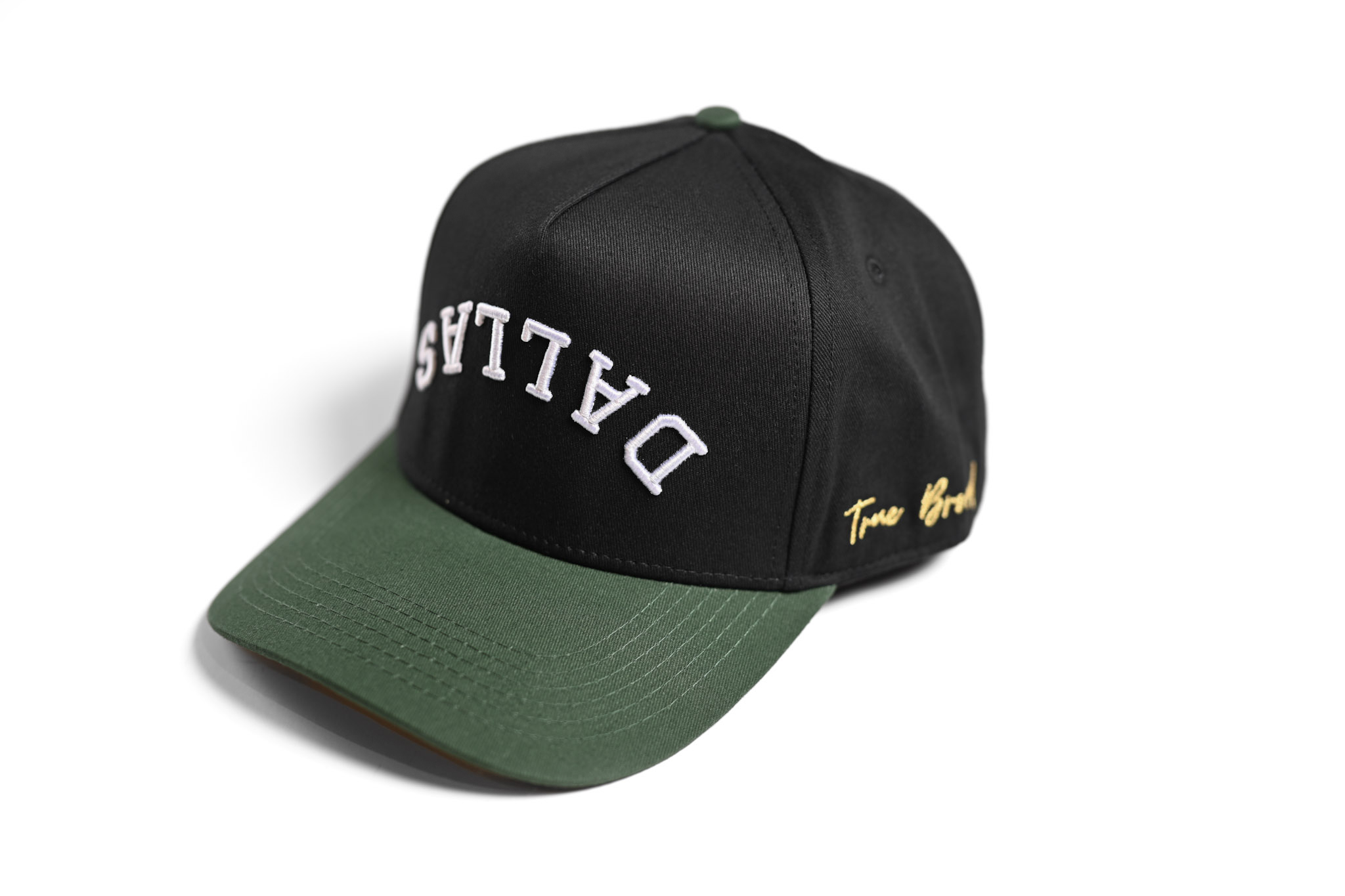 Precurved Dallas snapback - FOREST GREEN / BLACK