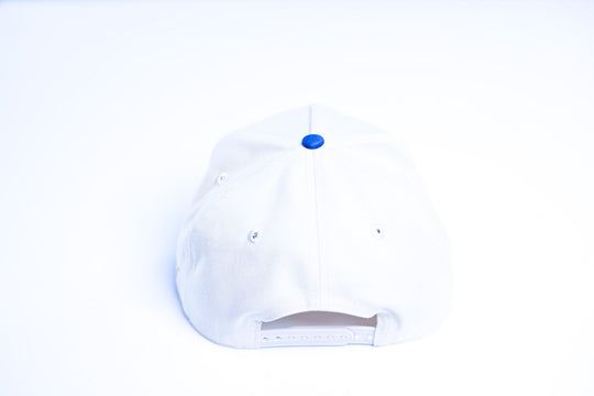 Precurved Dallas snapback - ROYAL / WHITE