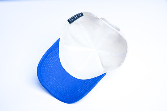 Precurved Dallas snapback - ROYAL / WHITE