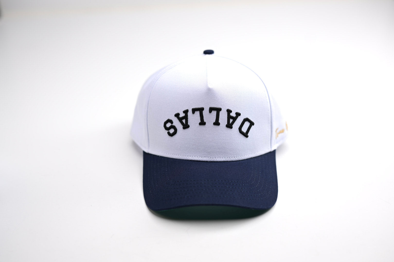 Precurved Dallas snapback - NAVY / WHITE