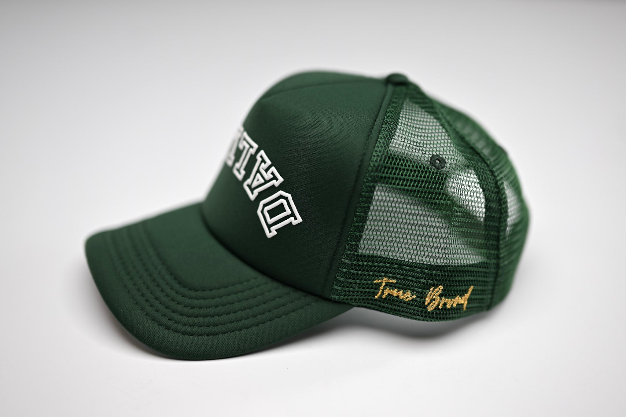 Trucker 3D Puff USD - FOREST GREEN