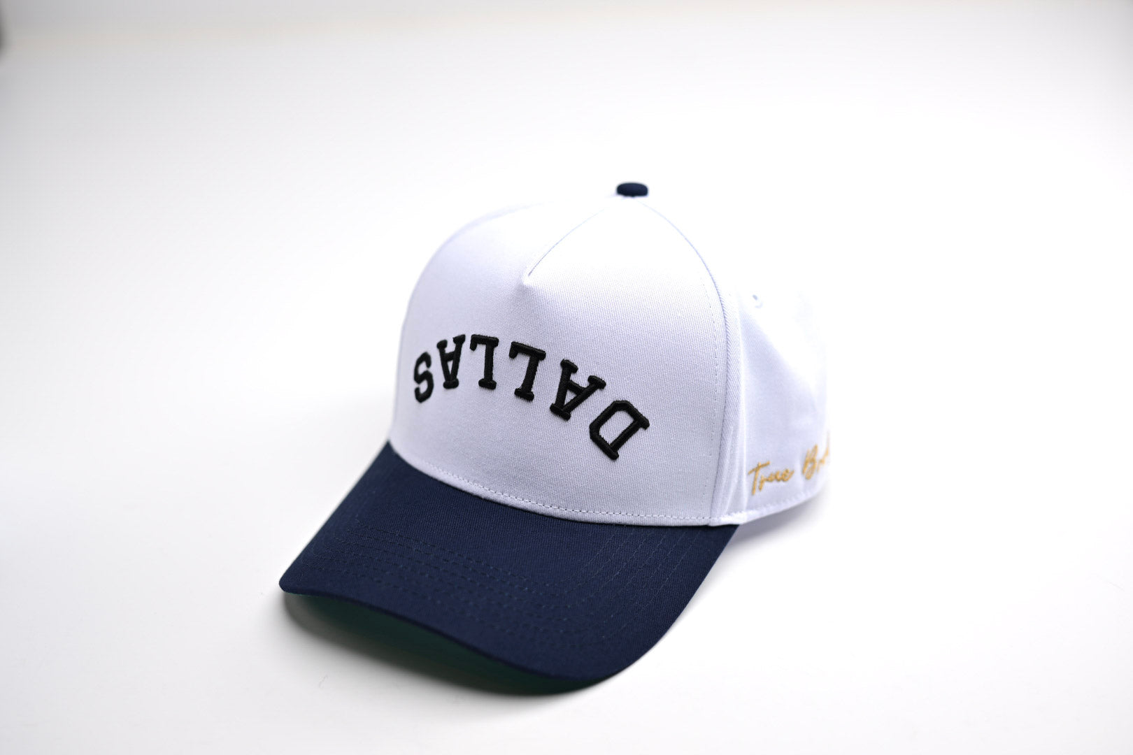 Precurved Dallas snapback - NAVY / WHITE