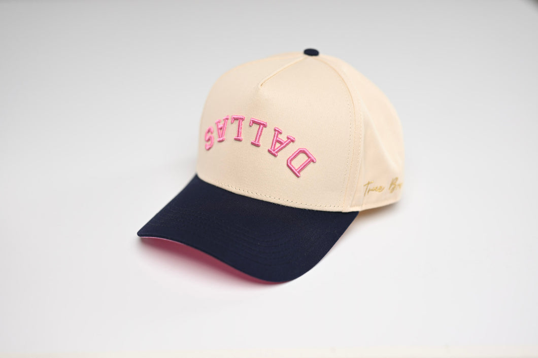 OFFWHITE - NAVY w/ Pink