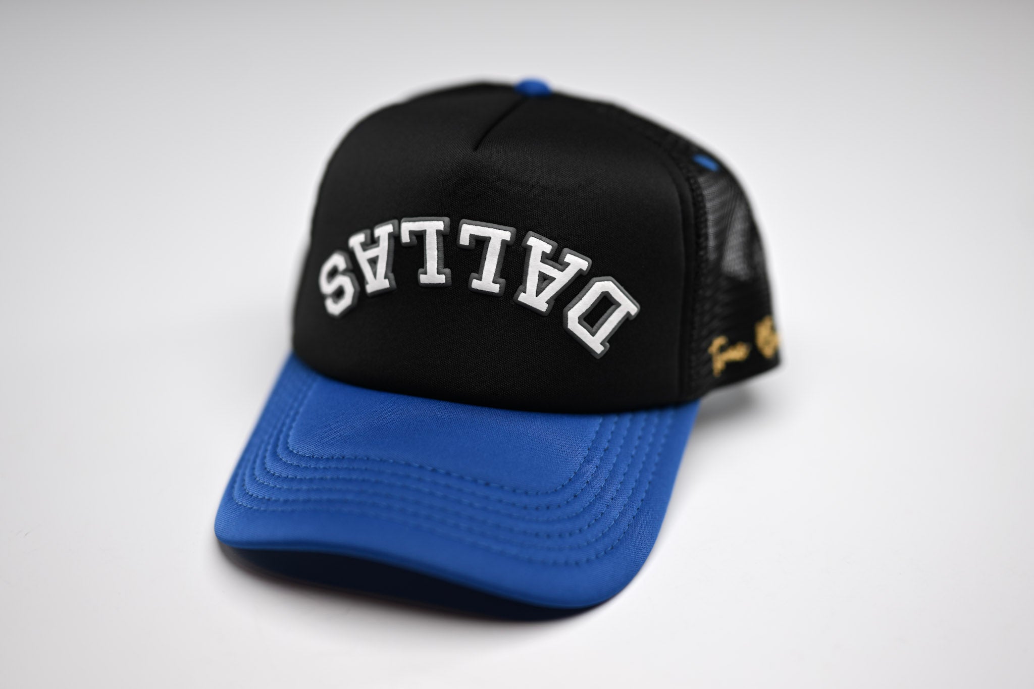 Trucker 3D Puff USD - ROYAL / BLACK