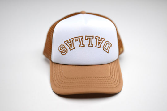 Trucker 3D Puff USD - BROWN / WHITE