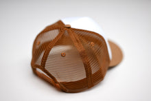 Load image into Gallery viewer, Trucker 3D Puff USD - BROWN / WHITE