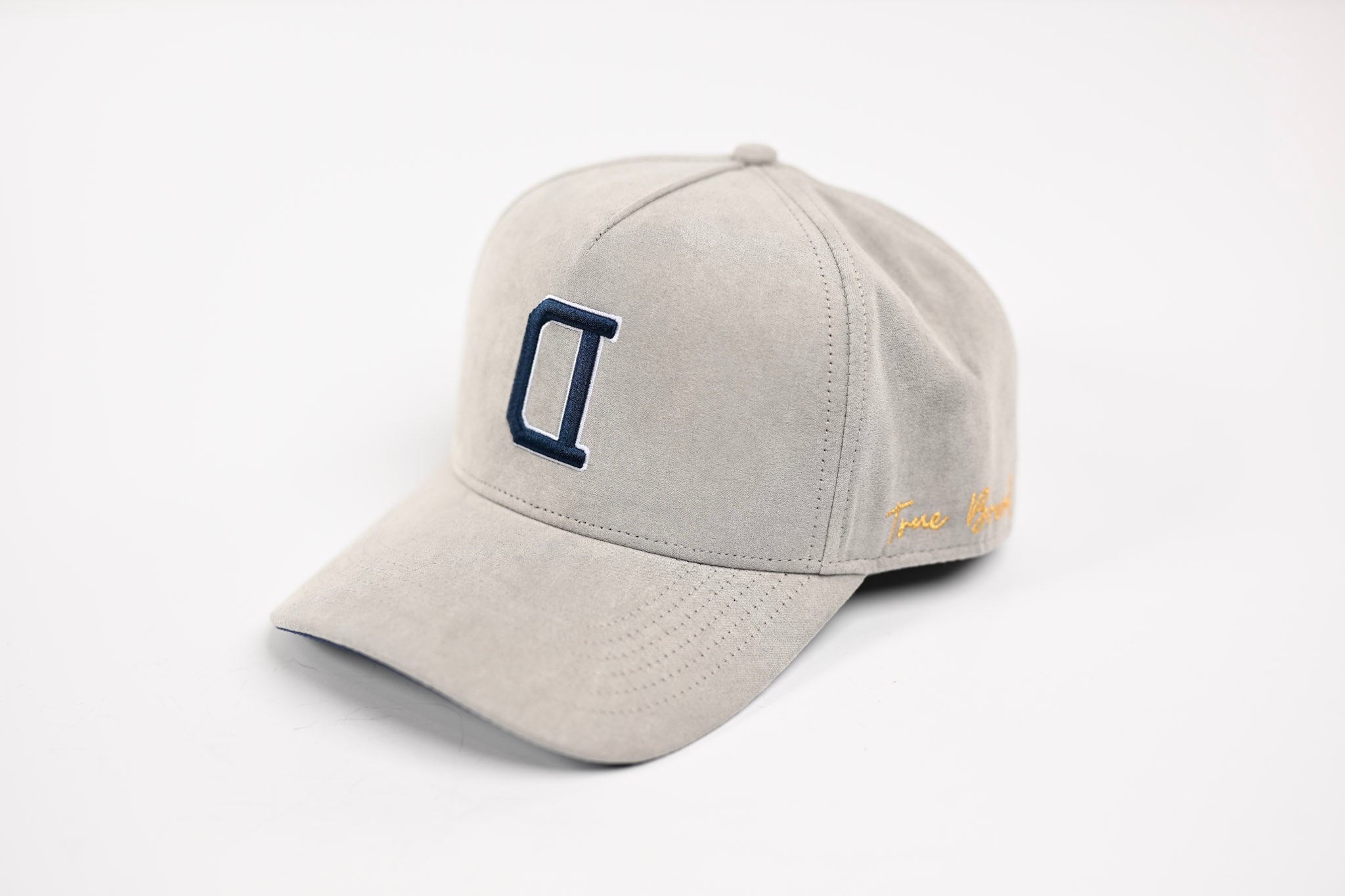 SUEDE V2 Precurved snapback - GRAY