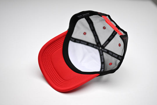 Trucker 3D Puff USD - RED / WHITE