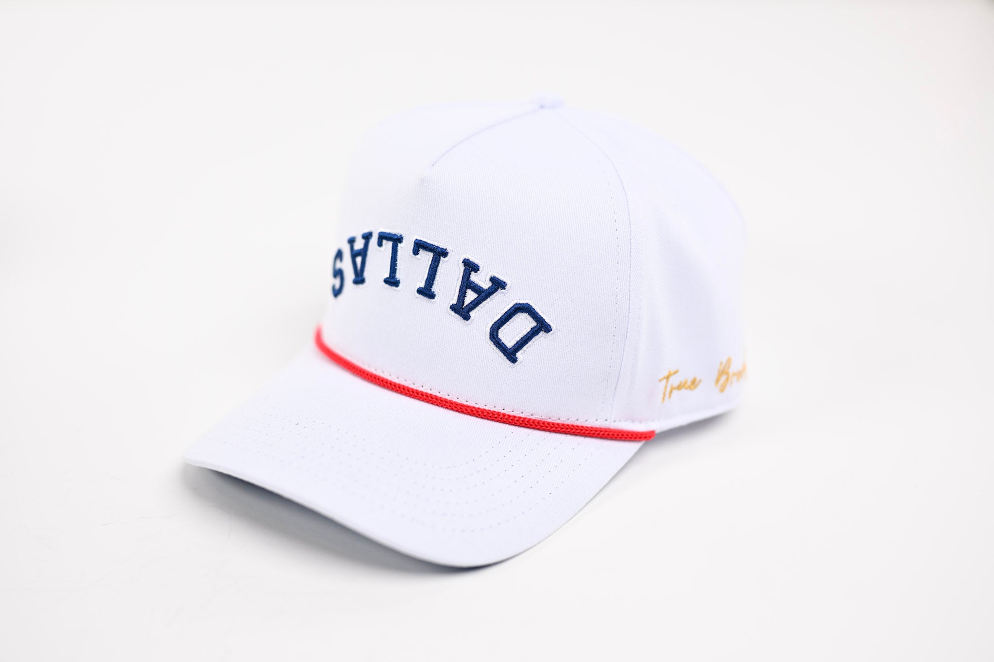 Precurved Classic Dallas snapback - RED WHITE BLUE