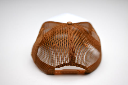 Trucker 3D Puff USD - BROWN / WHITE