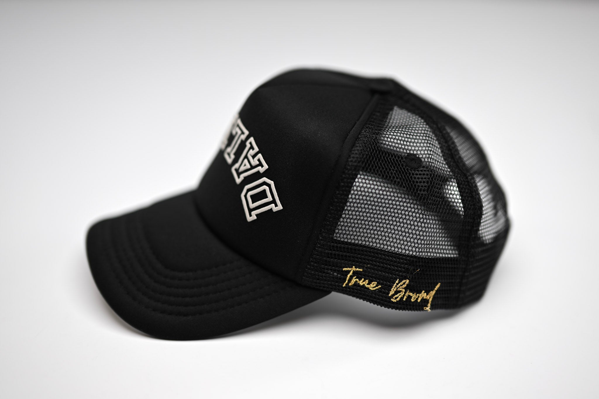 Trucker 3D Puff USD - BLACK