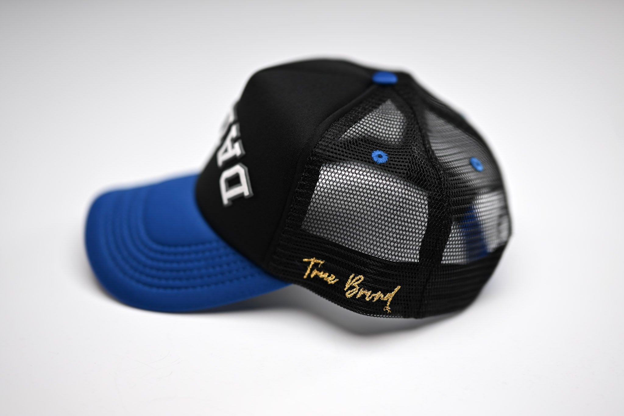 Trucker 3D Puff USD - ROYAL / BLACK