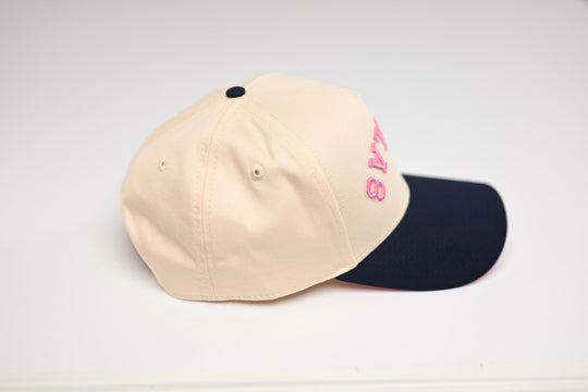 OFFWHITE - NAVY w/ Pink