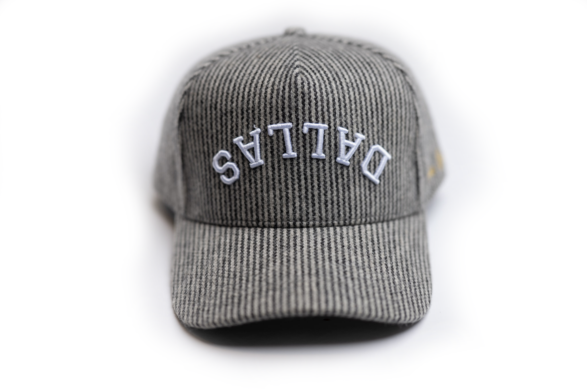 Melton Wool snapback - GRAY STRIPE