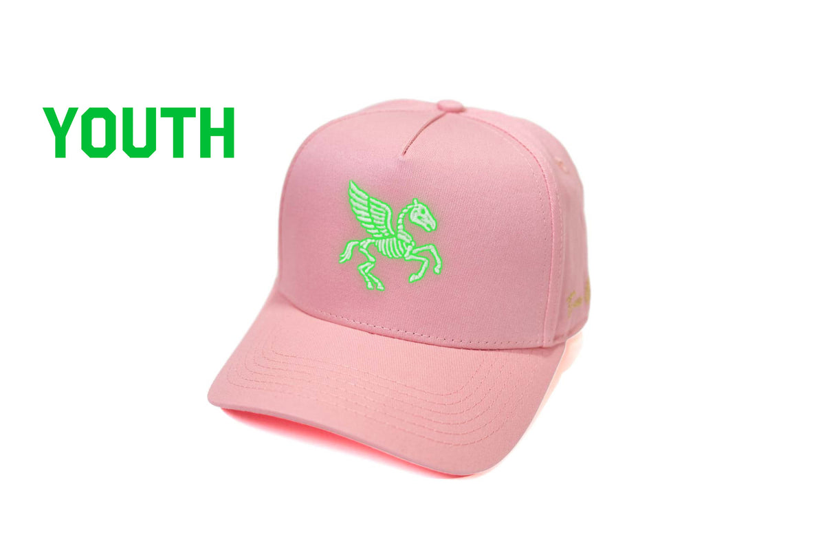 Pegasus "Carcass" Snapback - PINK (YOUTH) (GLOW IN THE DARK)
