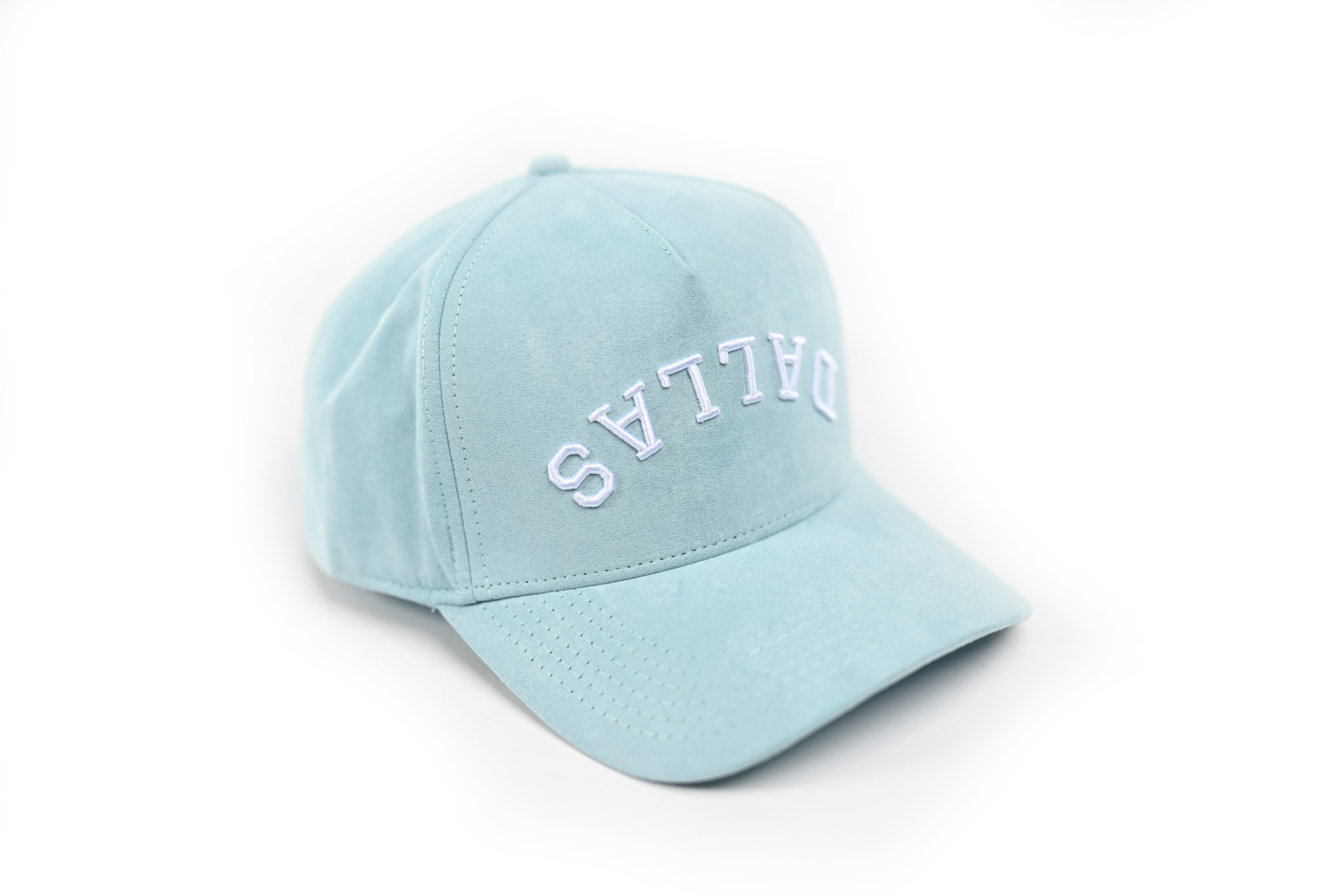 Suede snapback - SKY BLUE