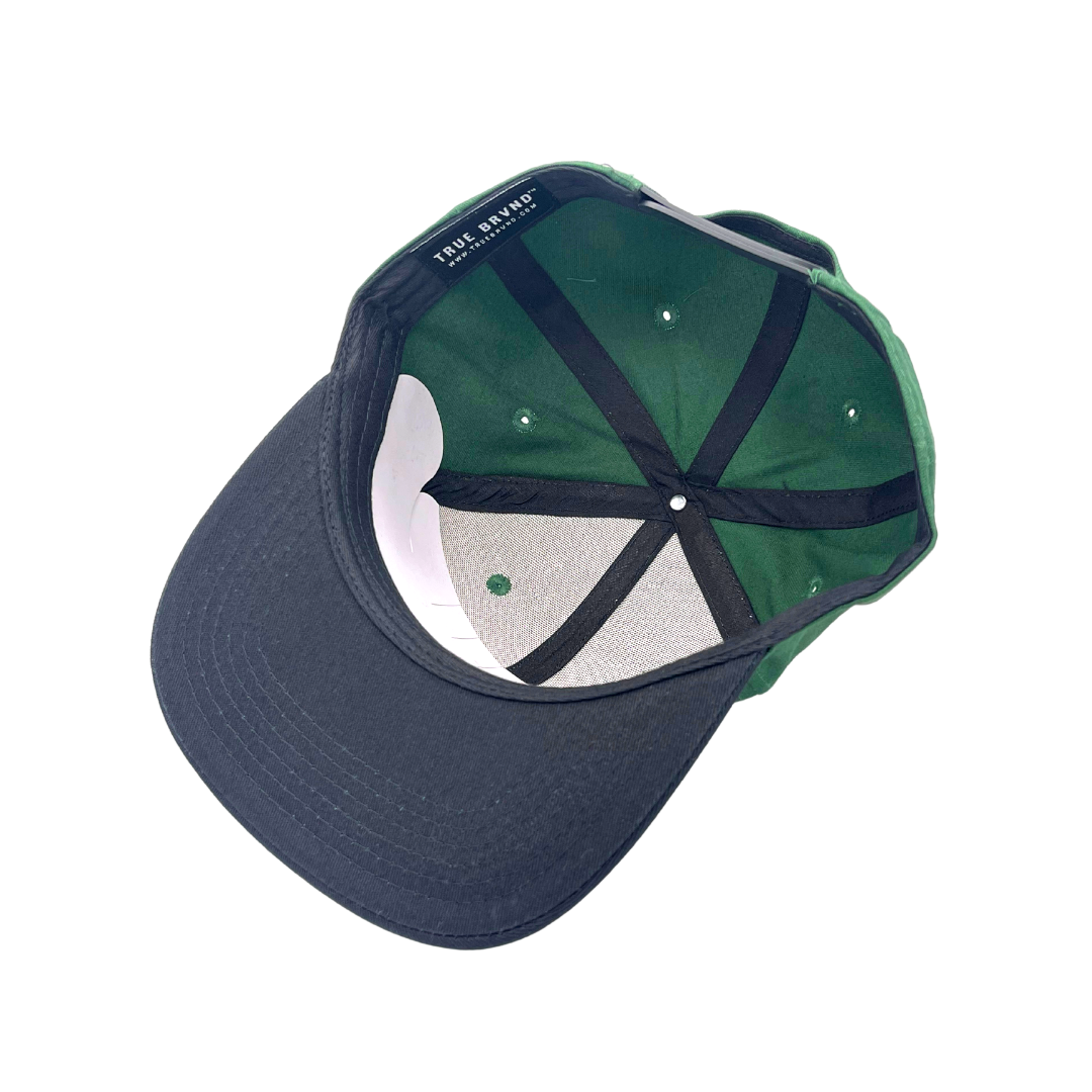 FLAT BILL classic Dallas snapback - BLACK / FOREST GREEN