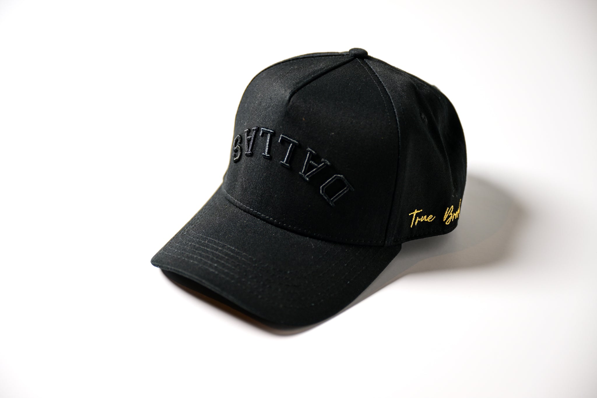 Precurved Dallas snapback - BLACK / BLACK