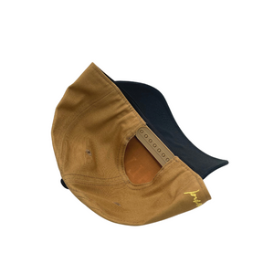 " Wheat " - Precurved Dallas snapback - BLACK / WHEAT
