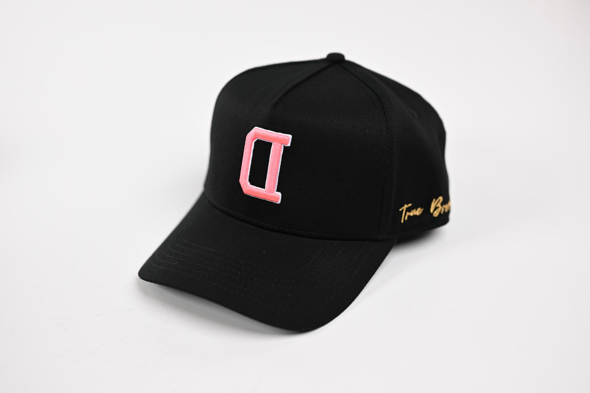 NEON V2 Precurved snapback - BLACK / PINK