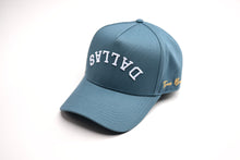 Load image into Gallery viewer, Precurved Dallas snapback - STEEL BLUE