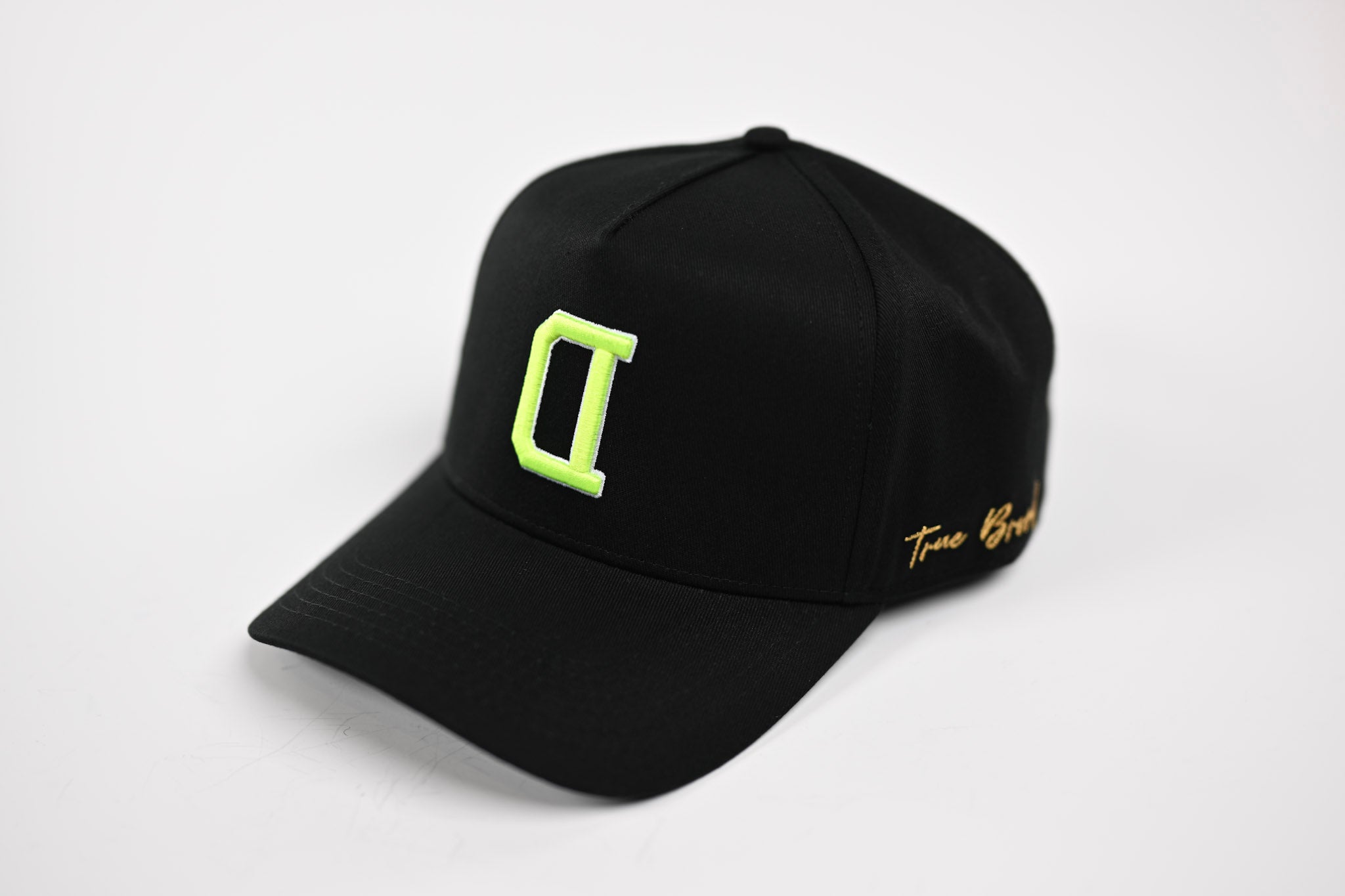 NEON V2 Precurved snapback - BLACK / YELLOW