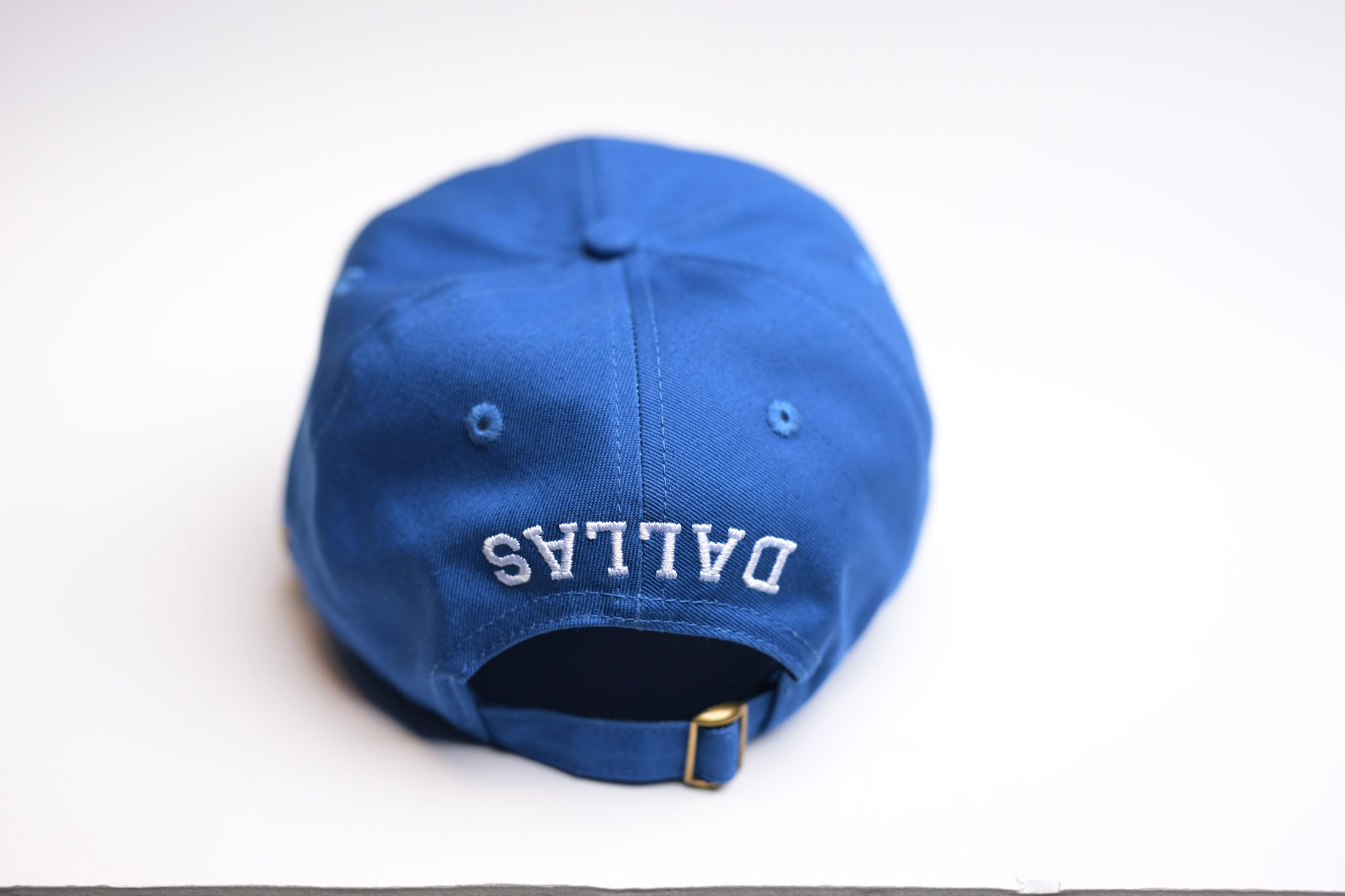 Upside Down Dallas Dad Hat Inverted Dallas Embroidered Hat 