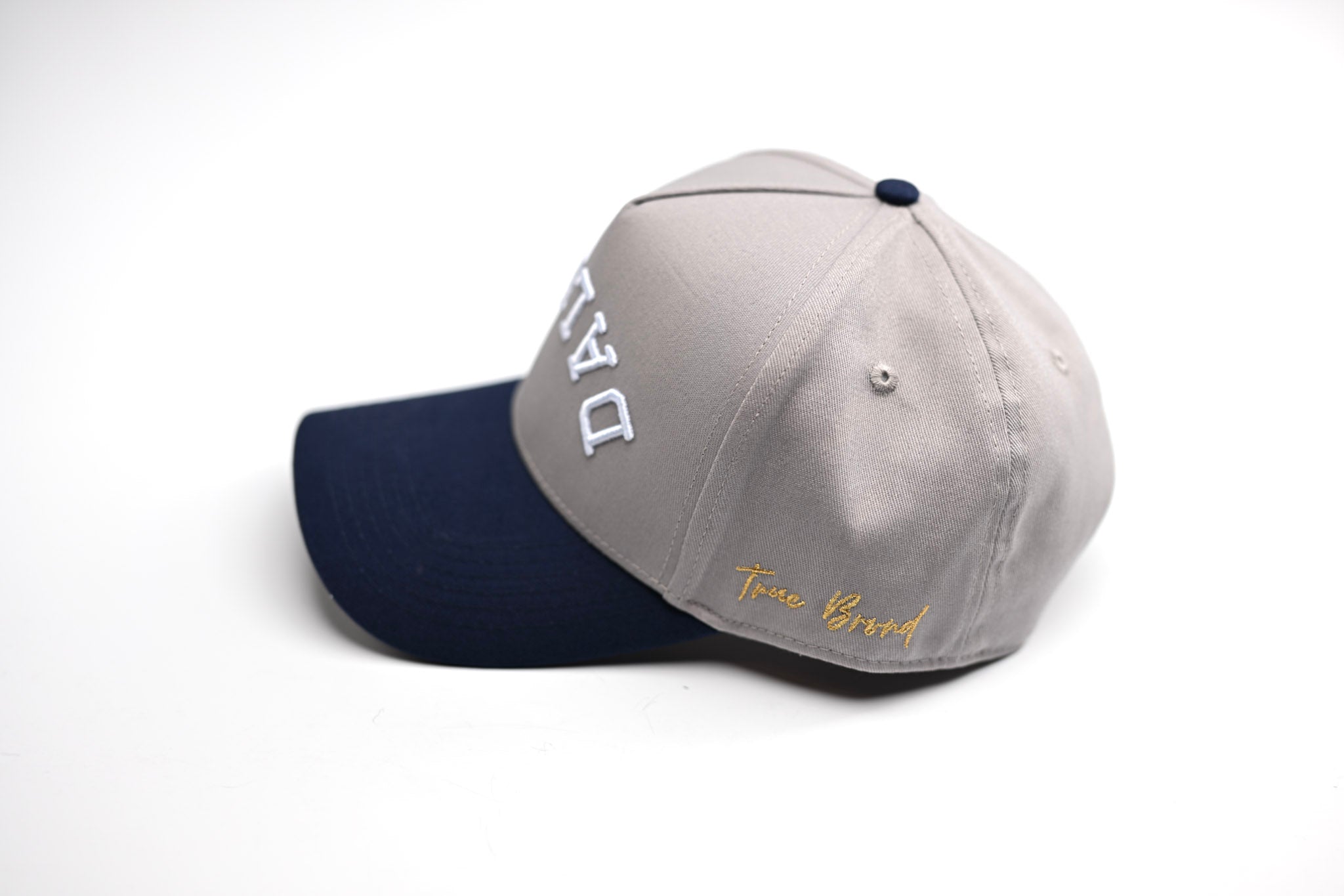 Upside Down Dallas snapback - Navy – True Brvnd