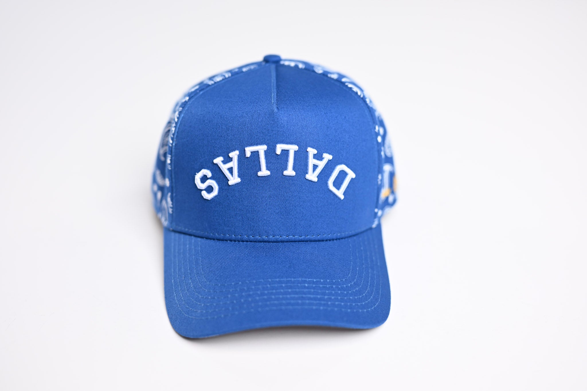 Inline D snapback - WHT / RYL – True Brvnd