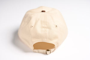 Dad Hat - BROWN OFFWHITE
