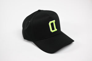 NEON V2 Precurved snapback - BLACK / YELLOW