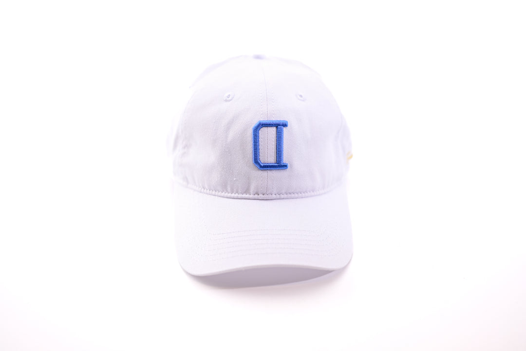 Dad Hat V2 - WHITE w/ ROYAL