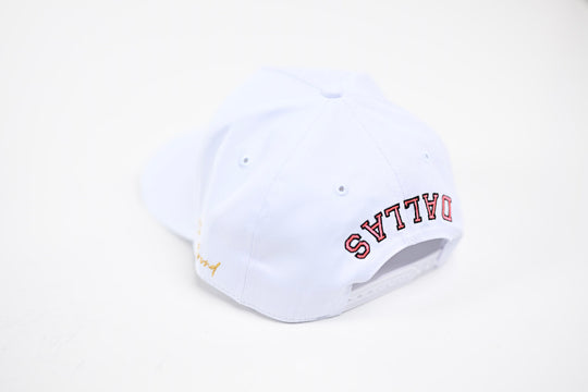 NEON V2 Precurved snapback - WHITE / PINK