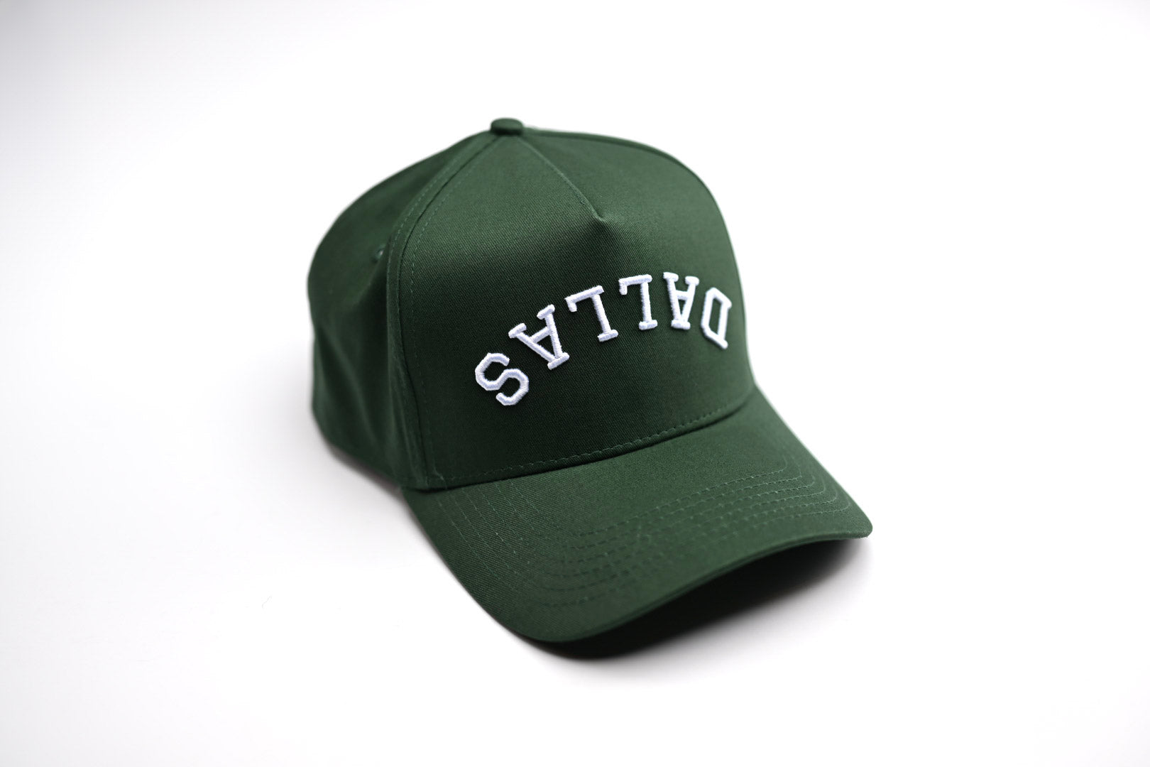 Precurved Dallas snapback - FOREST GREEN