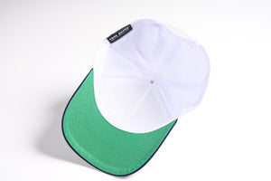 Precurved Dallas snapback - NAVY / ALL WHITE