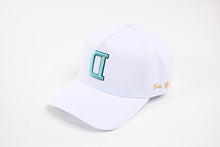 Load image into Gallery viewer, NEON V2 Precurved snapback - WHITE / BLUE