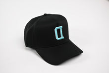Load image into Gallery viewer, NEON V2 Precurved snapback - BLACK / BLUE