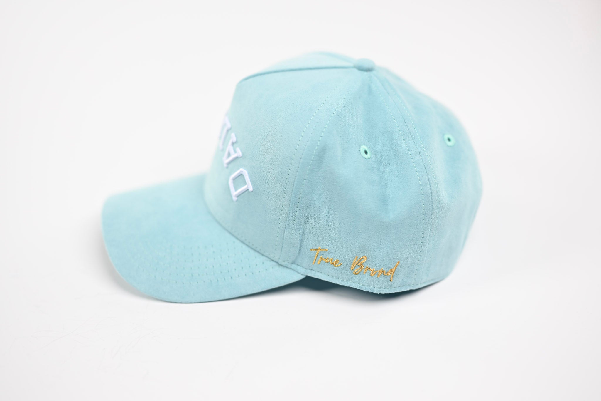 Suede snapback - SKY BLUE