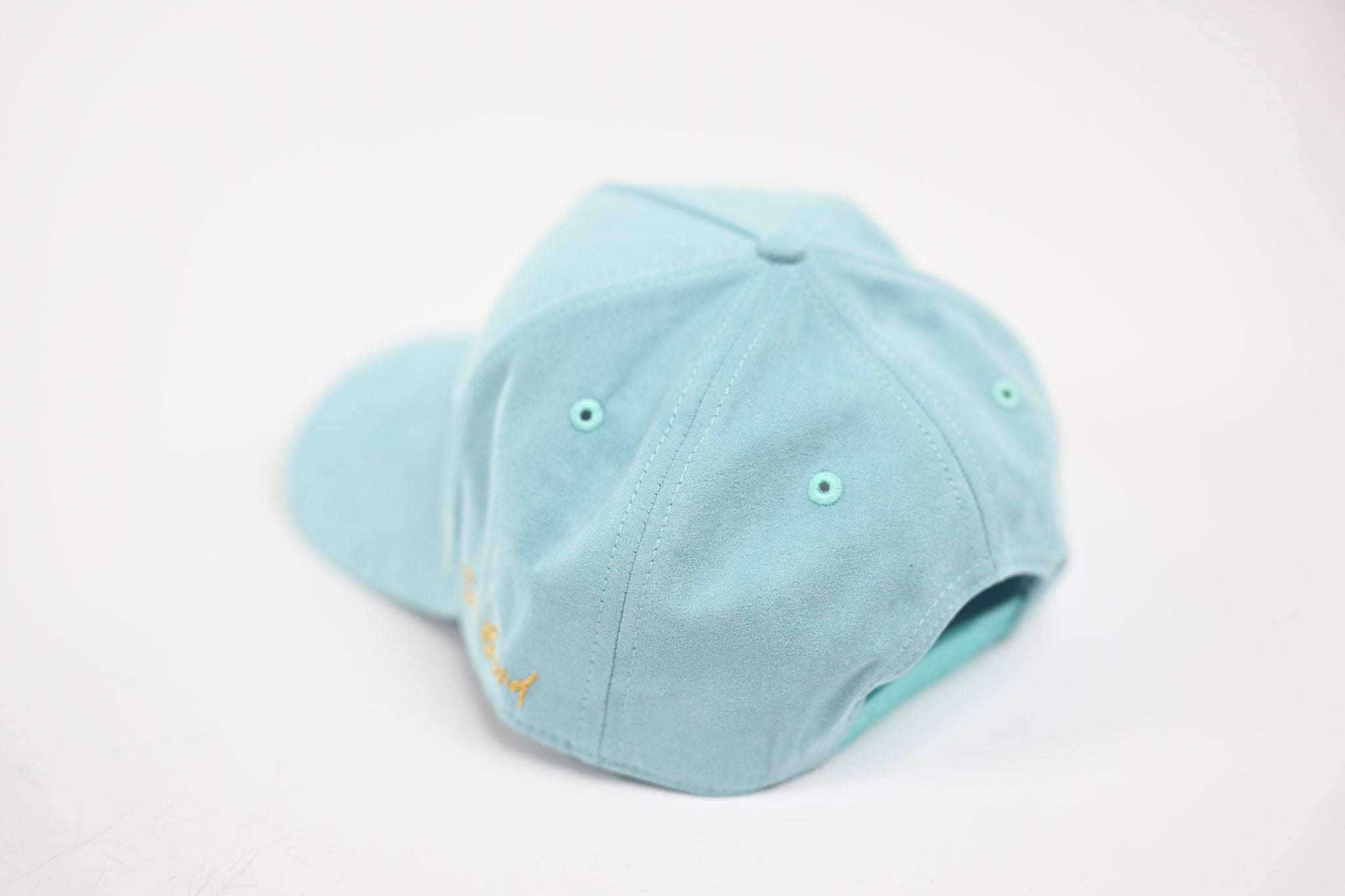 Suede snapback - SKY BLUE