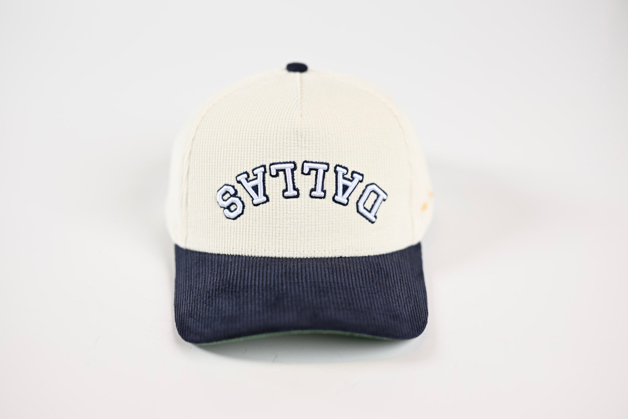 dallas cowboys vintage Script corduroy hat