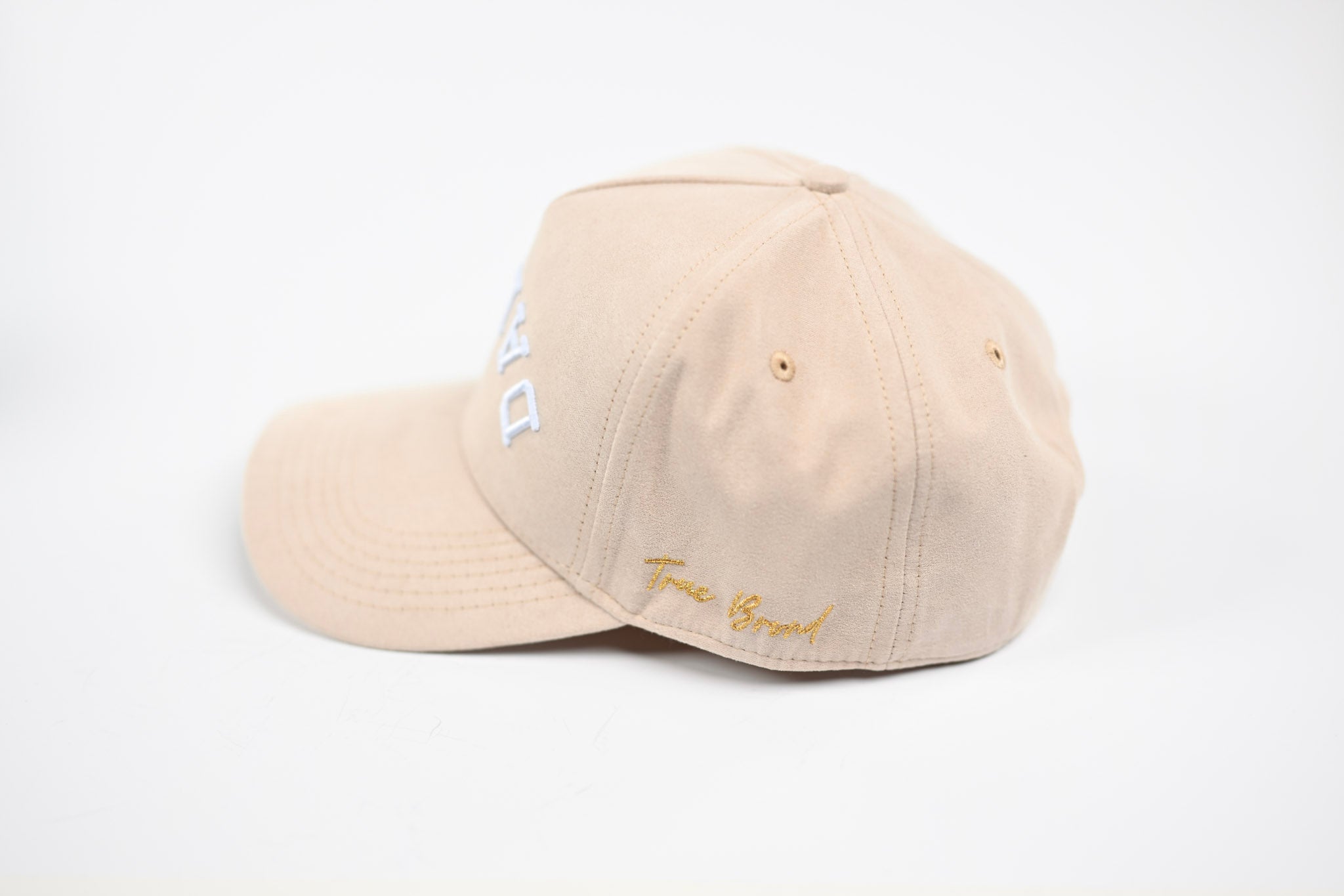 Suede snapback - SAND