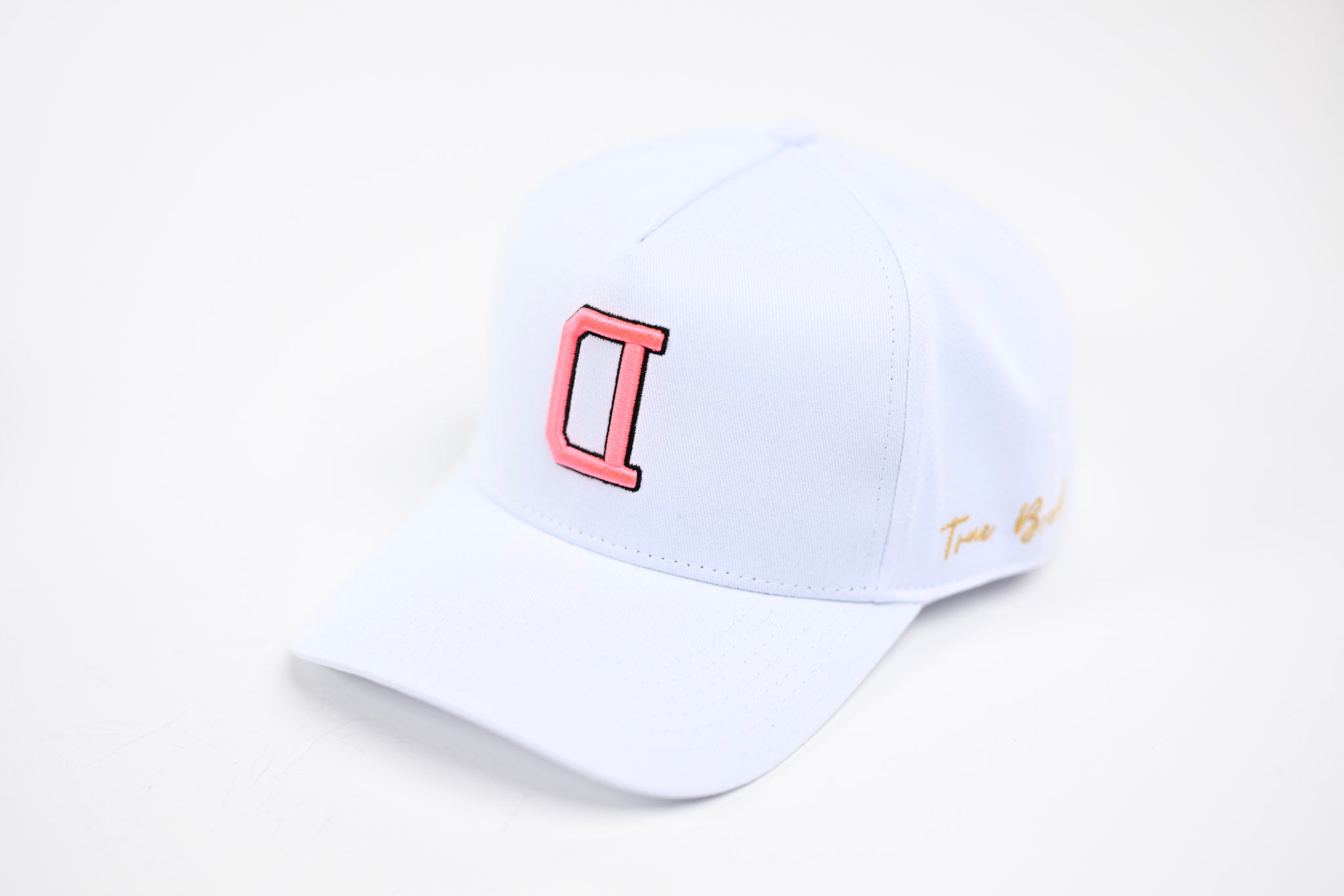 NEON V2 Precurved snapback - WHITE / PINK