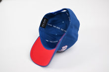 Load image into Gallery viewer, Precurved Dallas snapback - ROYAL w/ Red outline