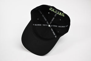 NEON V2 Precurved snapback - BLACK / YELLOW